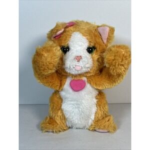 2013 FurReal TALKING Friends DAISY Peek-A-Boo Lil Big Paws TALKS Meow Orange Cat
